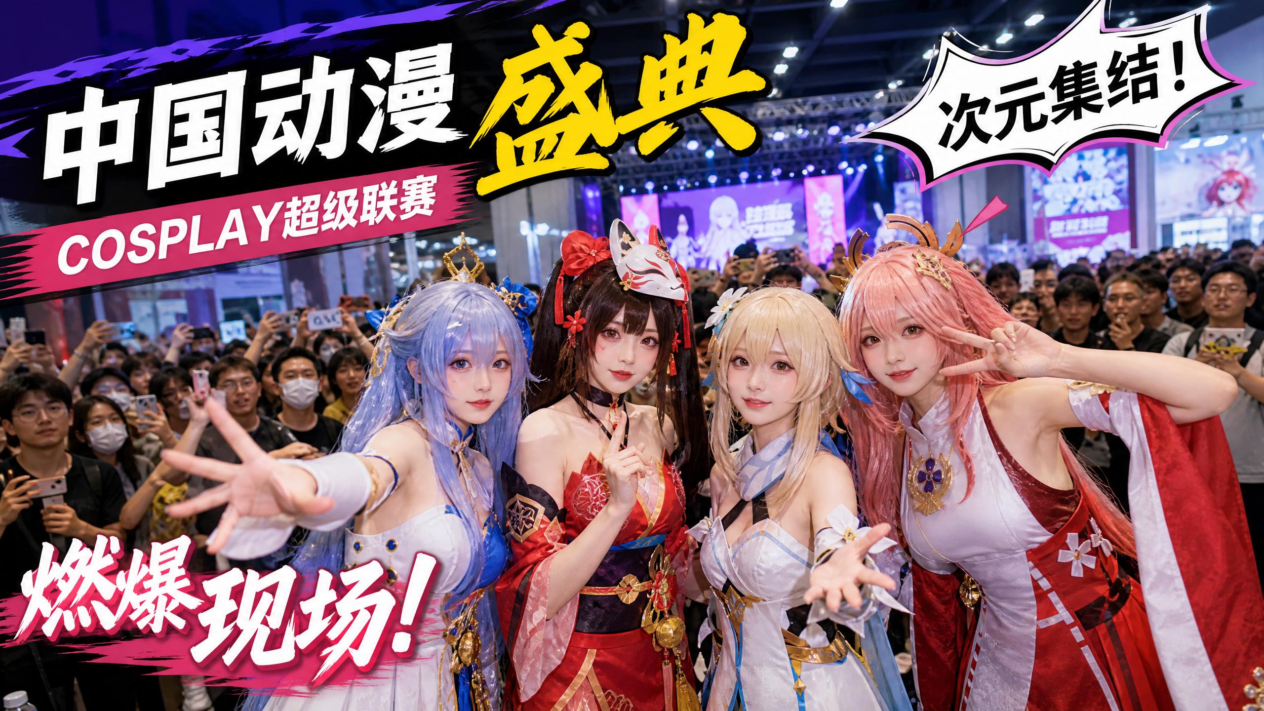 大象传媒动漫cosplay视频-二次元盛典现场